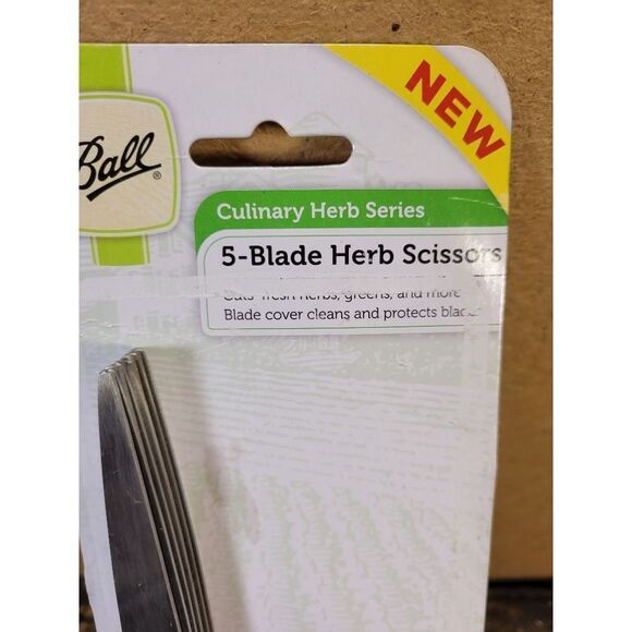 Ball 5-Blade Herb Scissors- NIP - Picture 2 of 6
